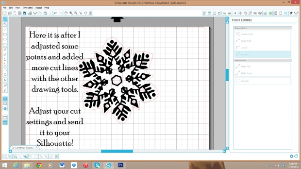 Use your Silhouette machine to cut out digital stamps and images